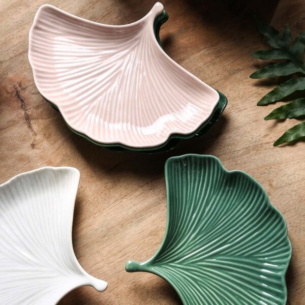 Leaf Shape Bulk Ceramic Plates, Tapas Bowls Wholesale (4)