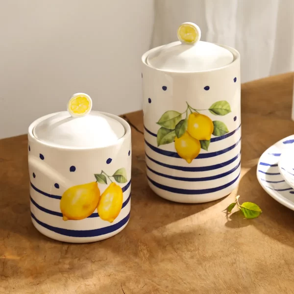 Lemon Shape Bulk China Dinnerware, Wholesale Plates and Bowls-4