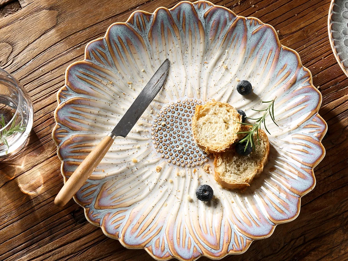 Floral Ceramic Tableware, Loving Home's Design Aesthetics