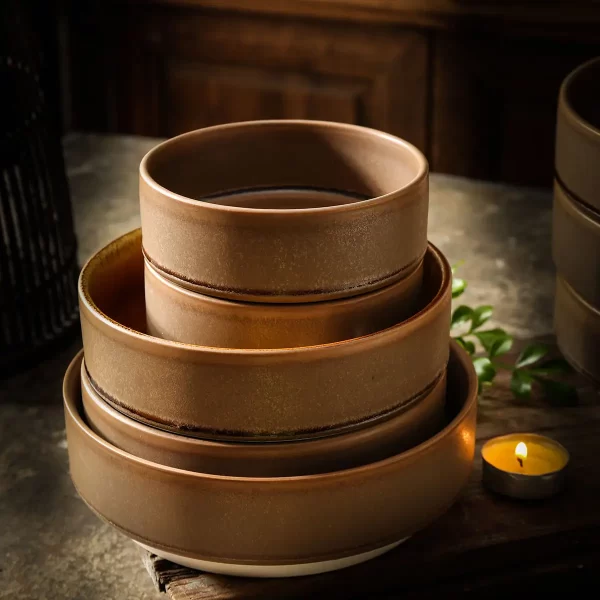 Pastel Ramen Bowls Bulk, Rustic Deep Soup Bowls Wholesale-2